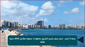 رحلة 5 أيام.. حجز سفر شرم الشيخ بخطوات سهلة مقابل 2000 جنيه فقط